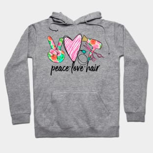 Peace Love Hair Hoodie